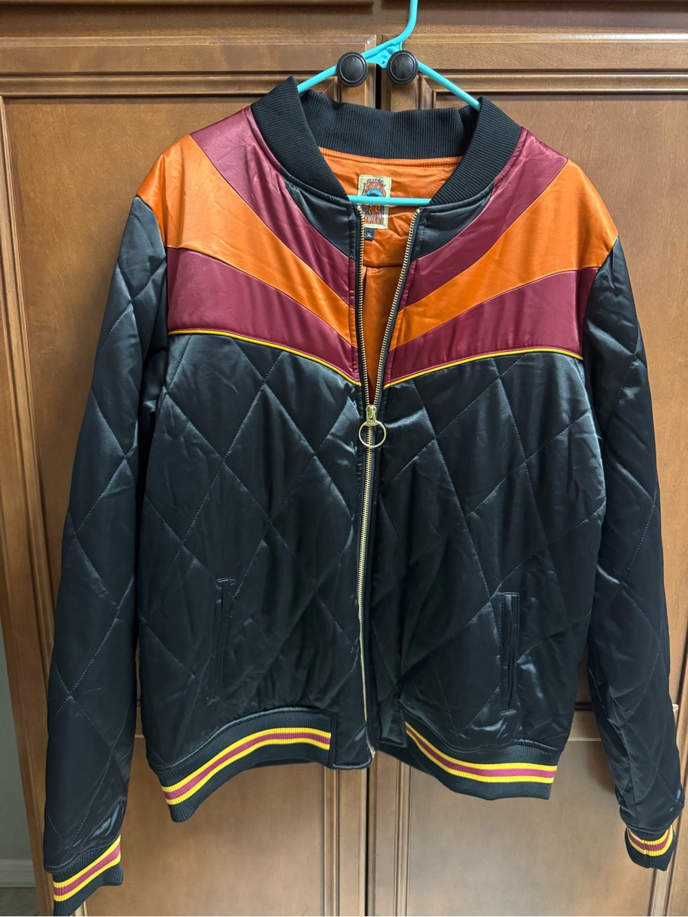 CLASIC ROCK COUTURE 🌅🌵🏜️Black Rising Sun Unisex Bomber Jacket - Picture 3 of 10